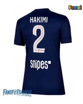 Paris Saint-Germain Achraf Hakimi #2 Tricou Fotbal Replică 2025-26 Femei Acasa